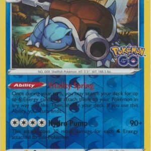 Pokemon GO 017/078 Blastoise (Reverse Holo)