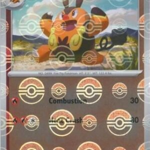 SV White Flare 012/086 Pignite (POKE BALL Reverse Holo)