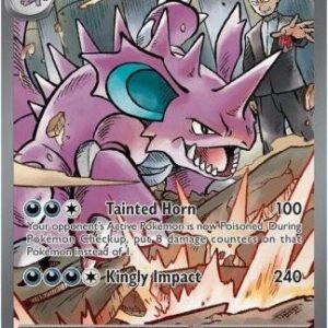 SV Destined Rivals 233/182 Team Rocket's Nidoking ex (Alternative Art, Full Art)