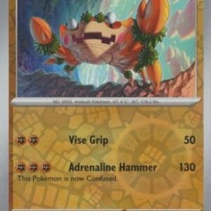 Scarlet & Violet (Base Set) 122/198 Klawf (Reverse Holo)