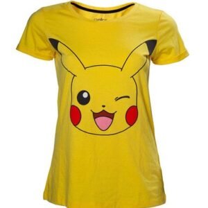 Pokemon - Women's Winking Pikachu T-Shirt
