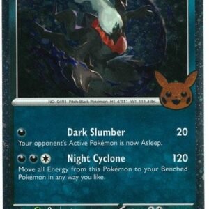 SV Obsidian Flames 136/197 Darkrai (Pikachu Pumpkin Cosmo Holo Stamp)
