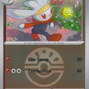 ME Ascended Heroes 037/217 Raboot (Reverse Holo BALL SYMBOL)