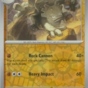 Scarlet & Violet 151 075/165 Graveler (Reverse Holo)