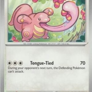 Scarlet & Violet 151 108/165 Lickitung