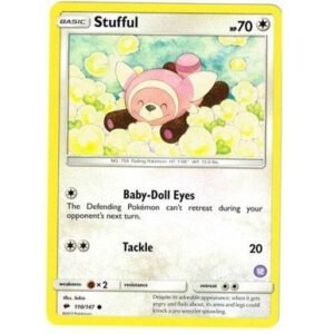 SM Burning Shaodws 110/147 Stufful (Trainer Kit Alolan Sandslash #12)