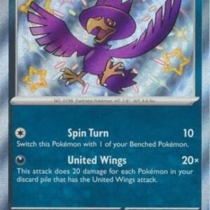SV Paldean Fates 181/091 Murkrow (Holo Shiny)