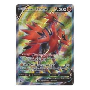 Chilling Reign 173/198 Galarian Zapdos V (Full Art)
