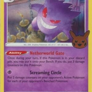 SWSH Lost Origin 066/196 Gengar (Pikachu Pumpkin Holo Stamp)