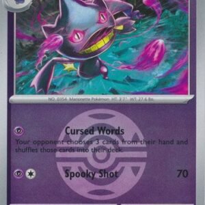 ME Ascended Heroes 091/217 Banette (Reverse Holo BALL SYMBOL)