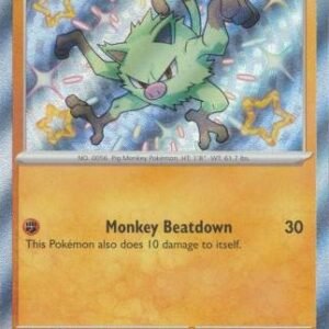 SV Paldean Fates 169/091 Mankey (Holo Shiny)