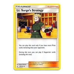 SM Unbroken Bonds 178/214 Lt. Surge's Strategy