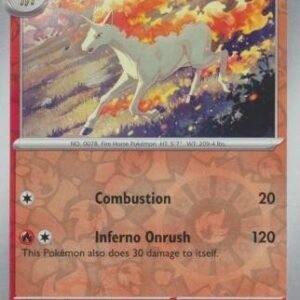 SV Temporal Forces 027/162 Rapidash (Reverse Holo)