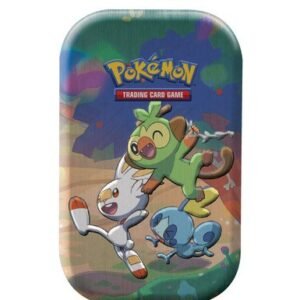 EMPTY Celebrations Mini Tin Gen 8 (Grookey, Scorbunny, Sobble)
