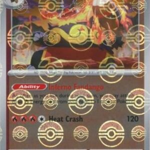 SV White Flare 013/086 Emboar (POKE BALL Reverse Holo)