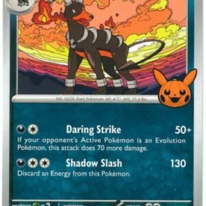 SV Obsidian Flames 133/197 Houndoom (Pikachu Pumpkin Stamp)