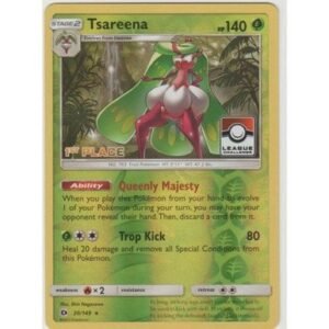 Sun and Moon (Base Set) 20/149 Tsareena (League Promo 1st Place)