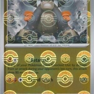 SV White Flare 054/086 Terrakion (POKE BALL Reverse Holo)