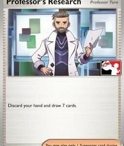 Scarlet & Violet (Base Set) 190/198 Professor's Research [Turo] (Prize Pack League Promo Non-Holo)