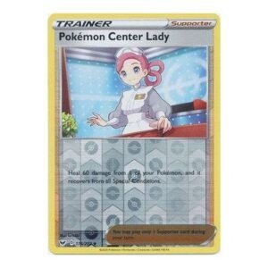 Sword & Shield (Base) 176/202 Pokemon Center Lady (Reverse Holo)