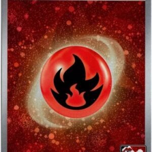 Scarlet & Violet SVE EN10 Basic Fire Energy (Prize Pack League Promo Cosmo Holo)