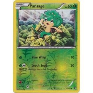 XY Base Set 10/146 Pansage (Reverse Holo)