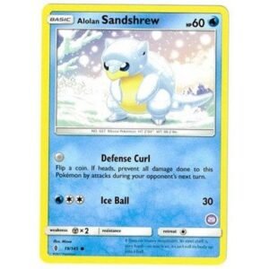 SM Guardians Rising 19/145 Alolan Sandshrew (Trainer Kit Alolan Sandslash #29)