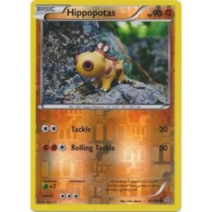XY Primal Clash 87/160 Hippopotas (Reverse Holo)