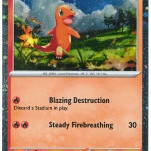 Scarlet & Violet 151 004/165 Charmander (Cosmo Holo)