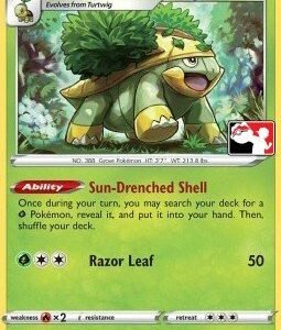 Brilliant Stars 007/172 Grotle (Prize Pack League Promo Non-Holo)