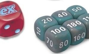 SV Paradox Rift EliteTrainer Red w/ Blue Die w/ White & Grey (small) Dice