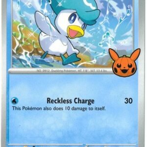 SV Paldea Evolved 050/193 Quaxly (Pikachu Pumpkin Stamp)