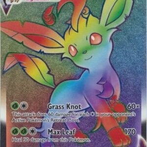 Evolving Skies 204/203 Leafeon VMAX (Rainbow Rare)