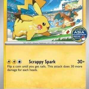 Scarlet & Violet Promo SVP101 Pikachu (Asia Championships Stamp)