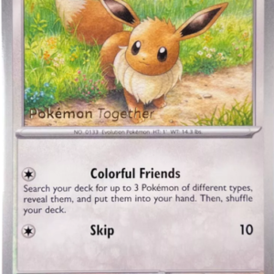 Scarlet & Violet 151 133/165 Eevee (Pokemon Together Stamp)