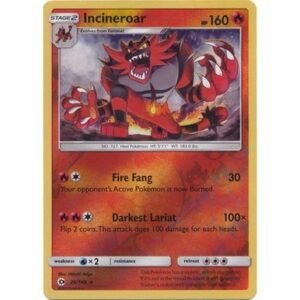 Sun and Moon (Base Set) 26/149 Incineroar (Reverse Holo)