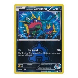 XY Double Crisis 20/34 Team Aqua's Carvanha (Reverse Holo)