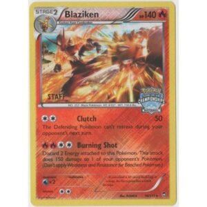 XY Furious Fists 14/111 Blaziken (League Promo STAFF)