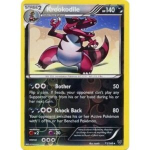 XY Base Set 71/146 Krookodile (Reverse Holo)