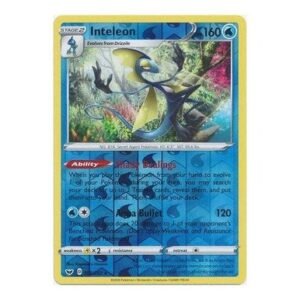 Sword & Shield (Base) 058/202 Inteleon (Reverse Holo)