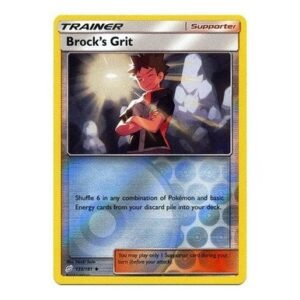 SM Team Up 135/181 Brock's Grit (Reverse Holo)