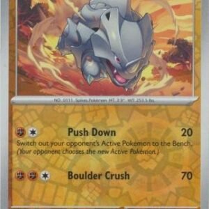 Scarlet & Violet 151 111/165 Rhyhorn (Reverse Holo)