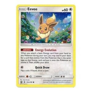 Sun and Moon (Base Set) 101a/149 Eevee (Alternative Art Holo)