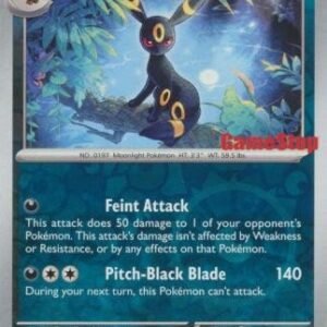 SV Obsidian Flames 130/197 Umbreon (Reverse Holo GameStop Stamp)