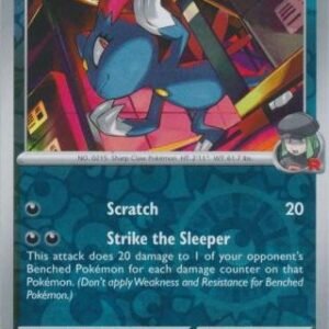 SV Destined Rivals 128/182 Team Rocket’s Sneasel (Reverse Holo)