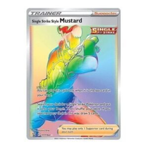 Battle Styles 177/163 Single Strike Style Mustard (Rainbow Rare)