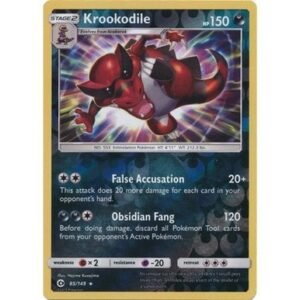Sun and Moon (Base Set) 85/149 Krookodile (Reverse Holo)