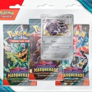 Scarlet and Violet Twilight Masquerade 3 Pack Blister Revavroom