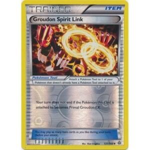 XY Primal Clash 131/160 Groudon Spirit Link (Reverse Holo)