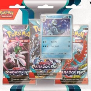 Scarlet and Violet Paradox Rift 3 Pack Blister Arctibax